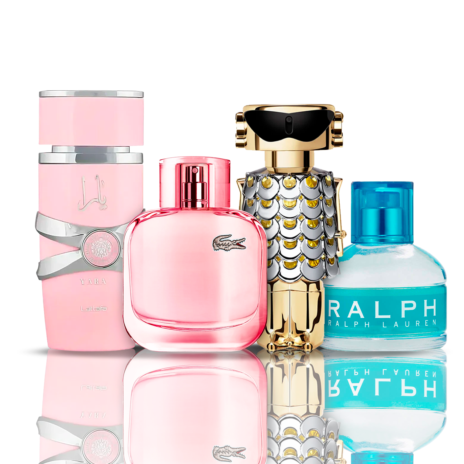 Set 4 Profumi | Fame + Yara + Lacoste Sparkling + Ralph Lauren 100 ml